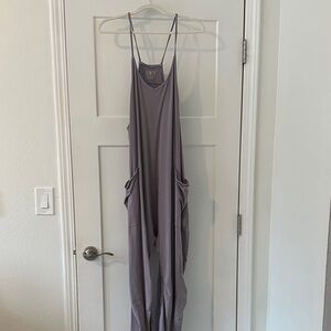 FP Movement by Free People Gray/Purple Jumpsuit